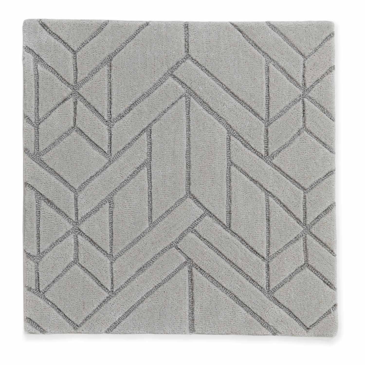 Tinsil Hand Tufted wool rug