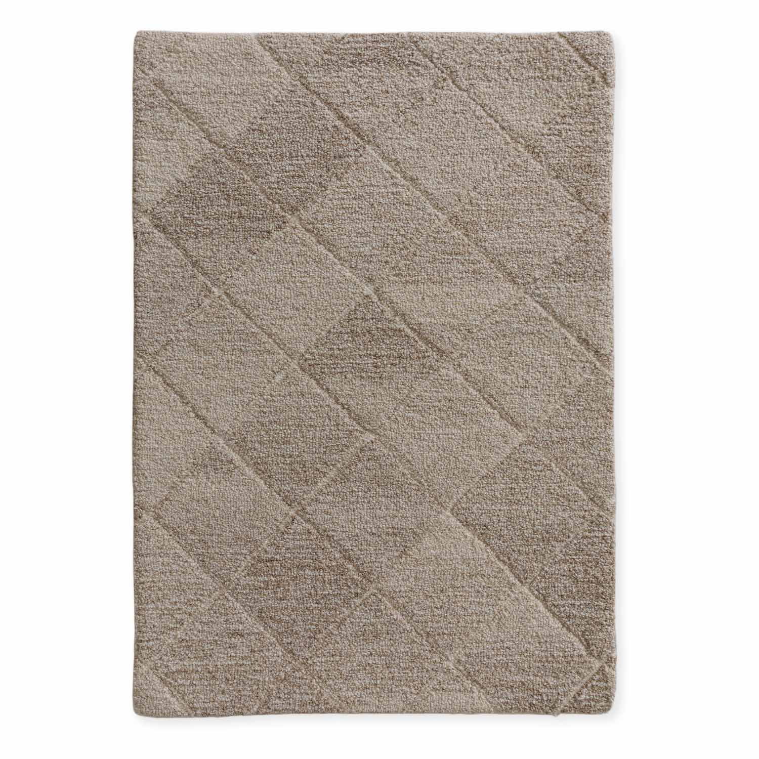 Linear Hand-tufted wool rug