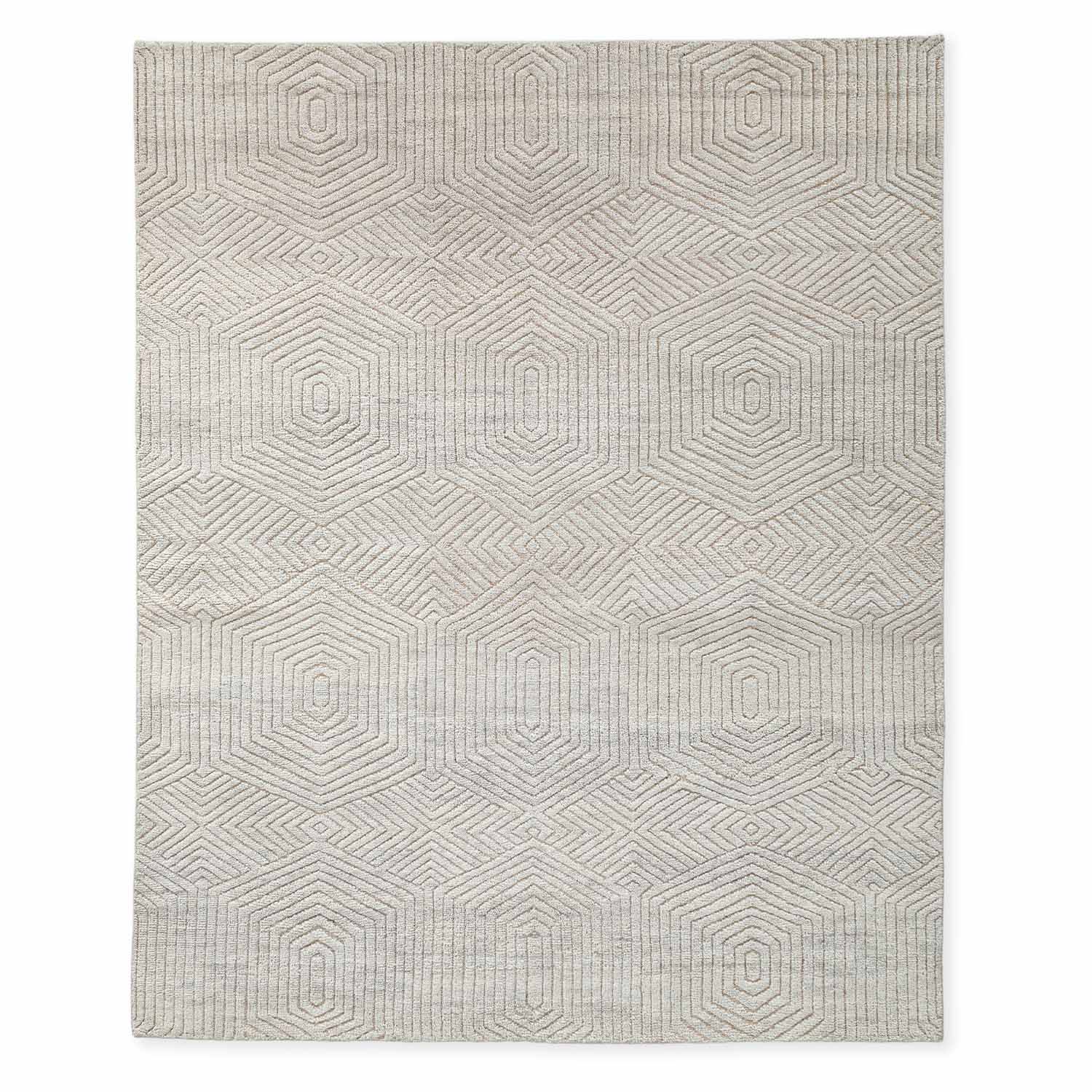 Chain Handknotted Wool Rug
