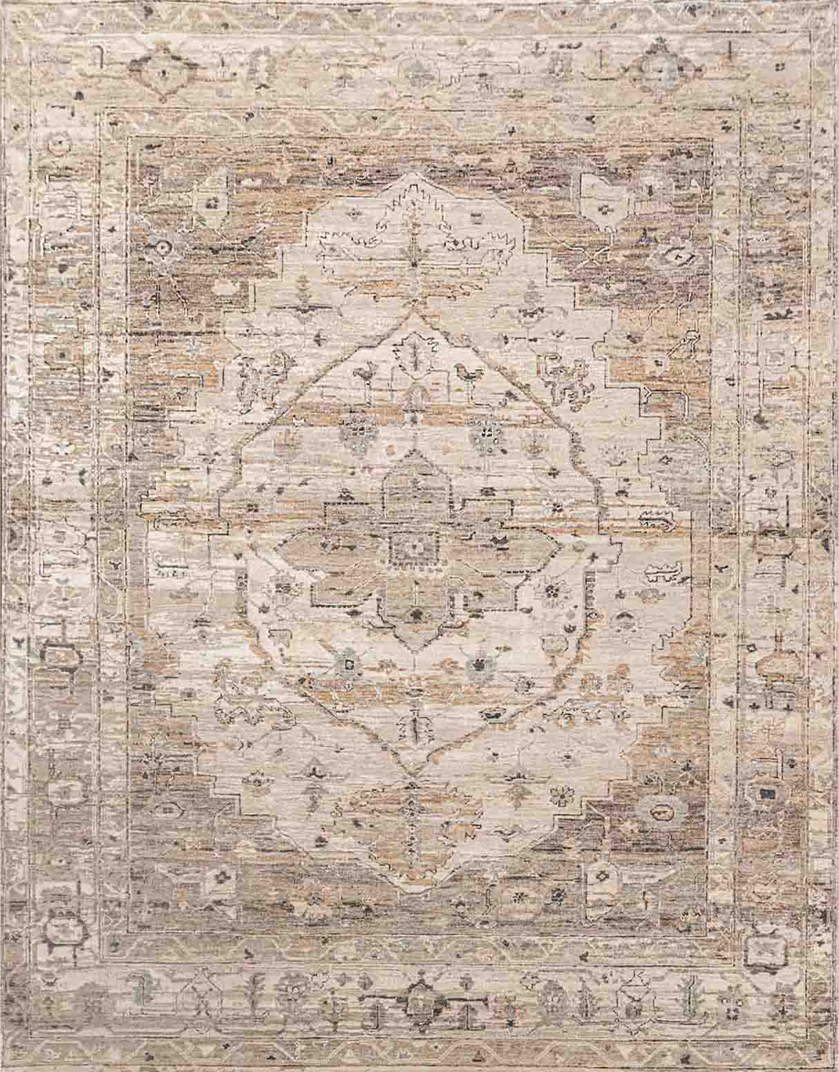 Matisse Handknotted Wool and Silk Rug