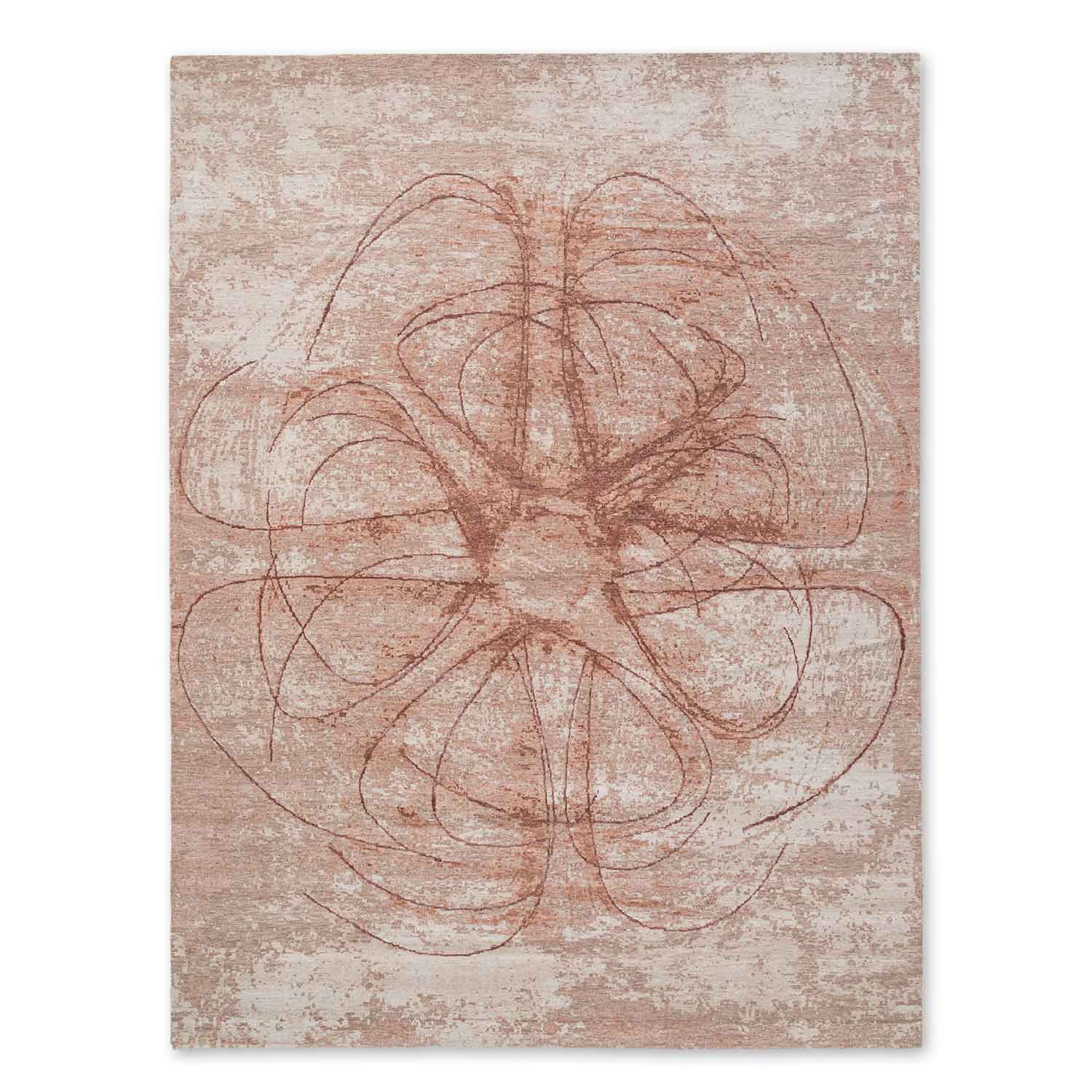 Sutra Handknotted Wool And Silk Rug