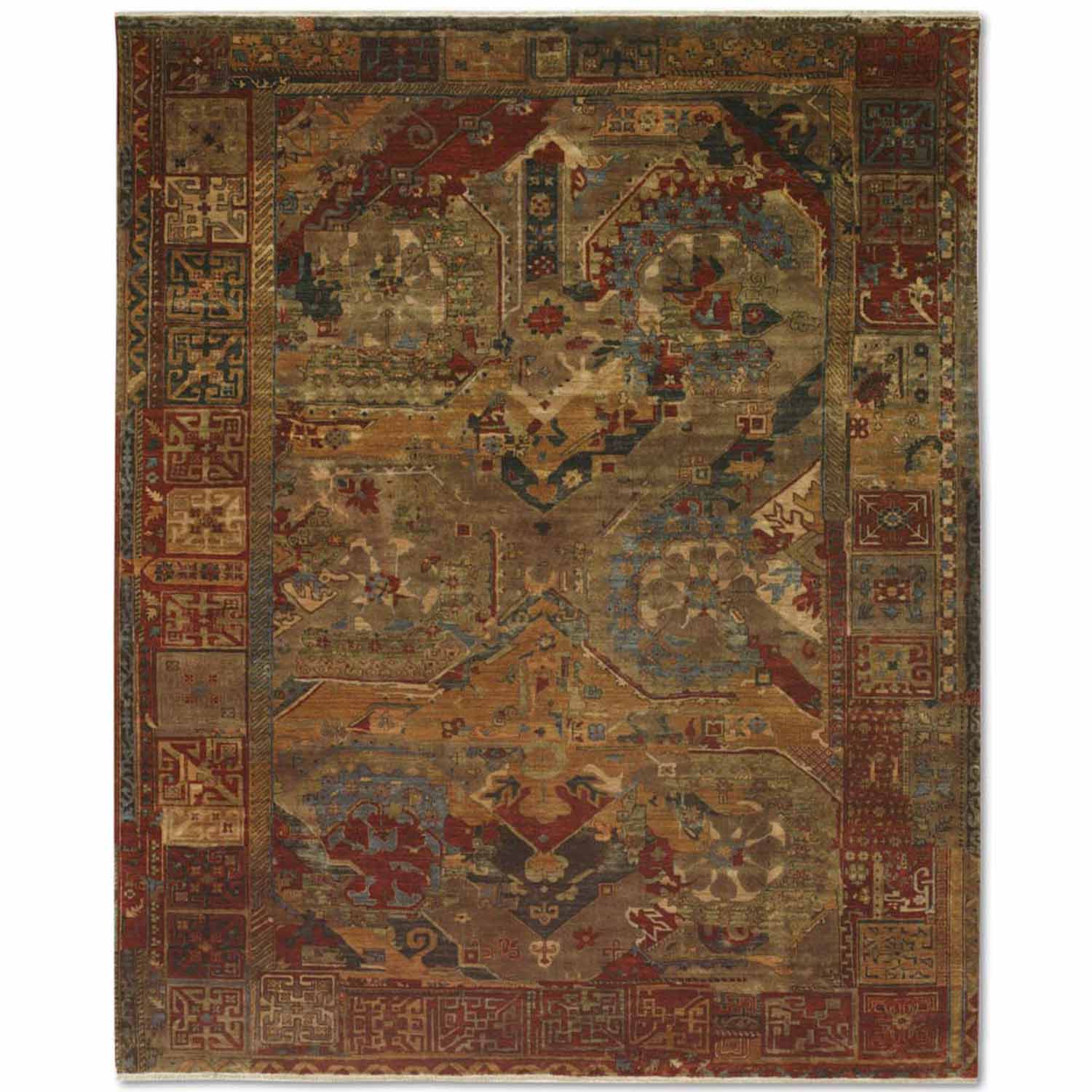 Tonk Handknotted Wool Runner