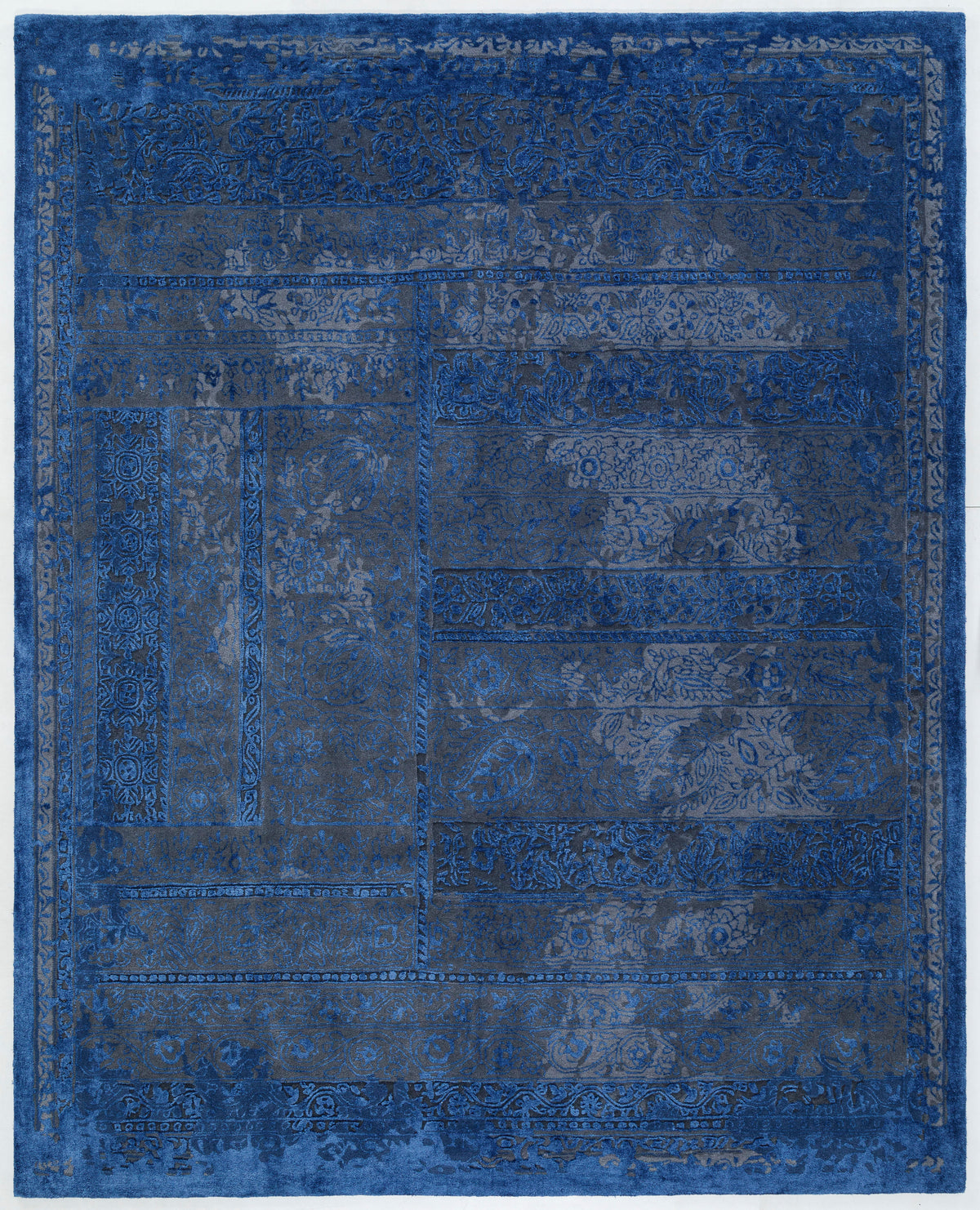 Syahi Hand Tufted Woollen And Viscose Rug By Tarun Tahiliani