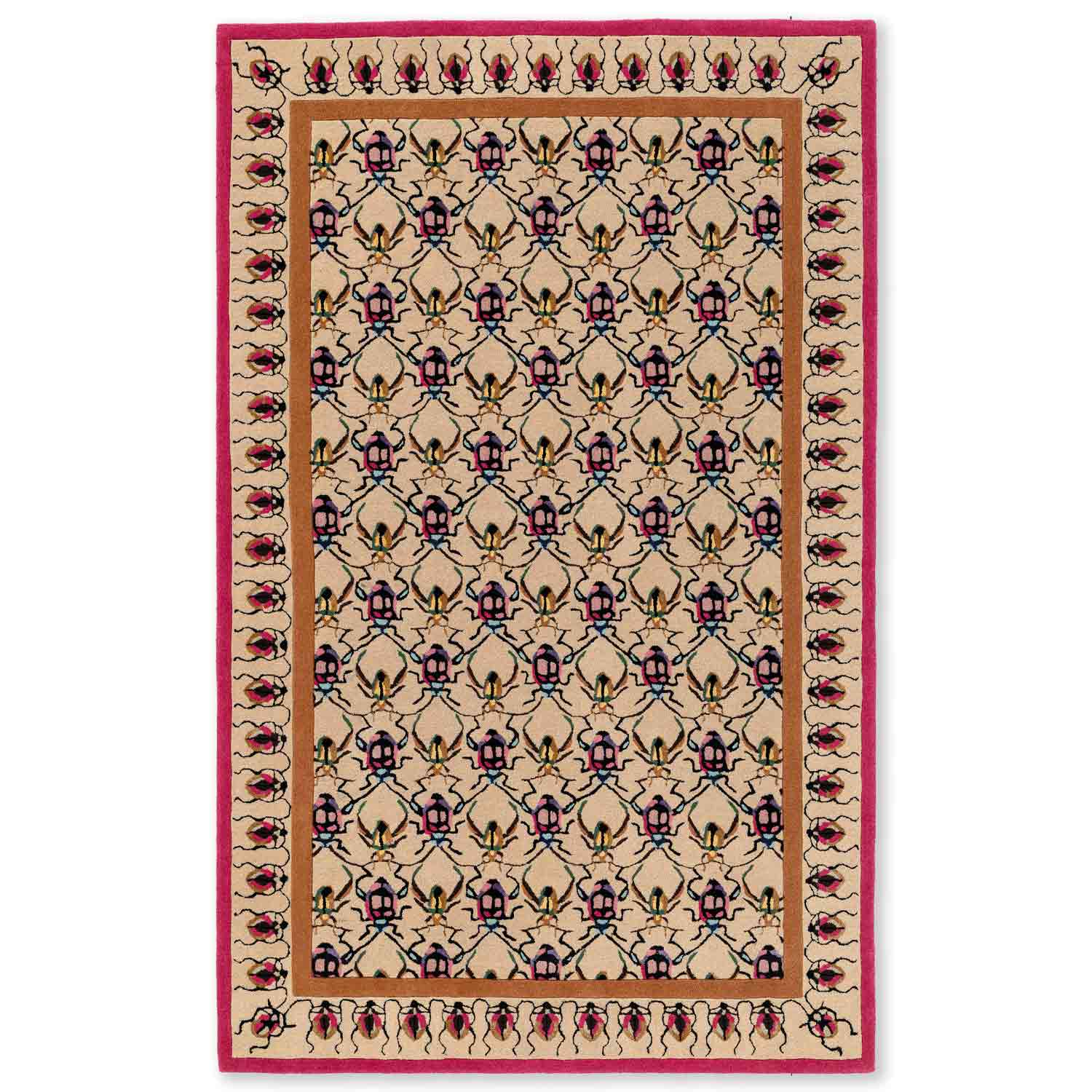 Mughal Jaal Handtufted Wool and Viscose Rug By Varun Rana