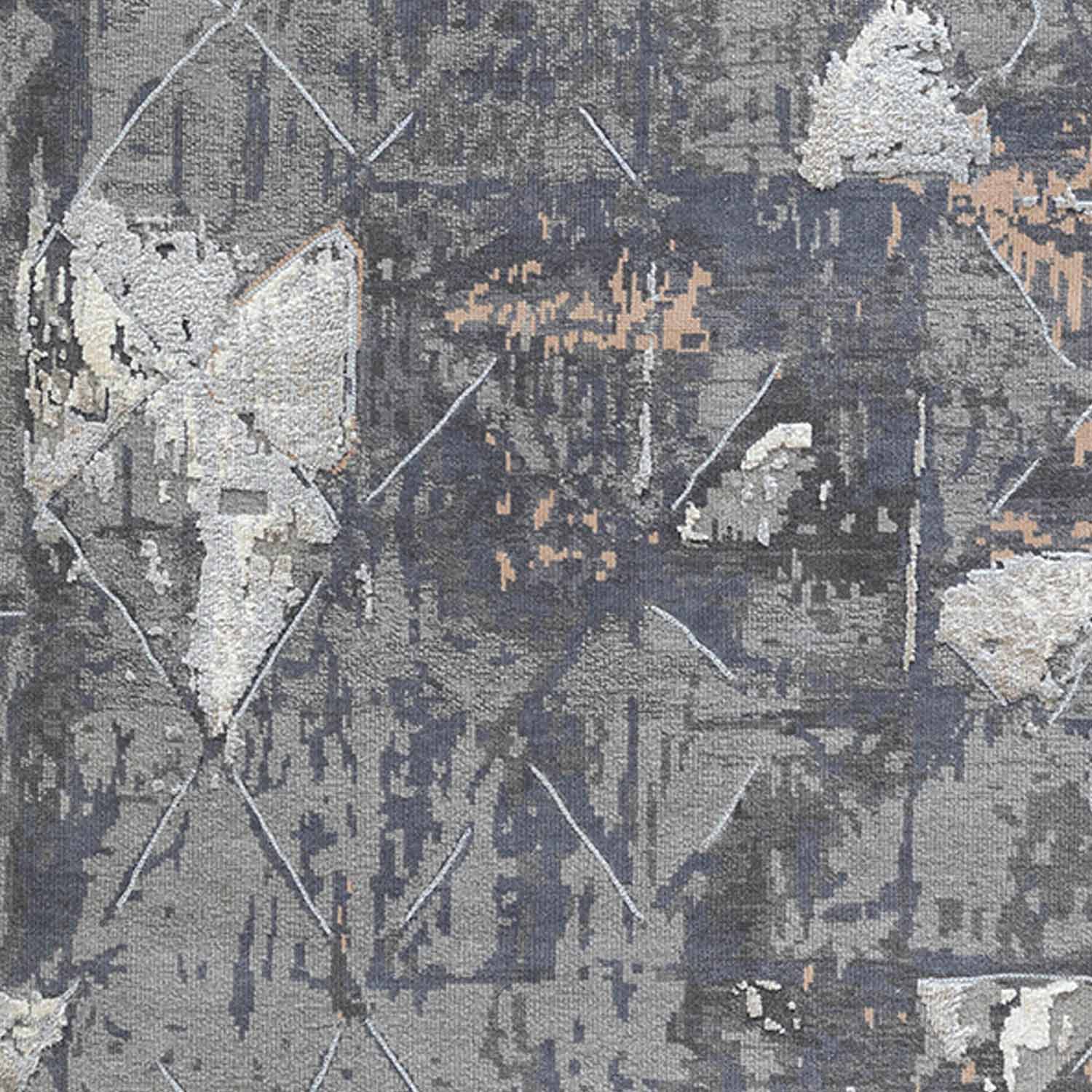 Winchester Cool Handknotted Wool and Silk Rug