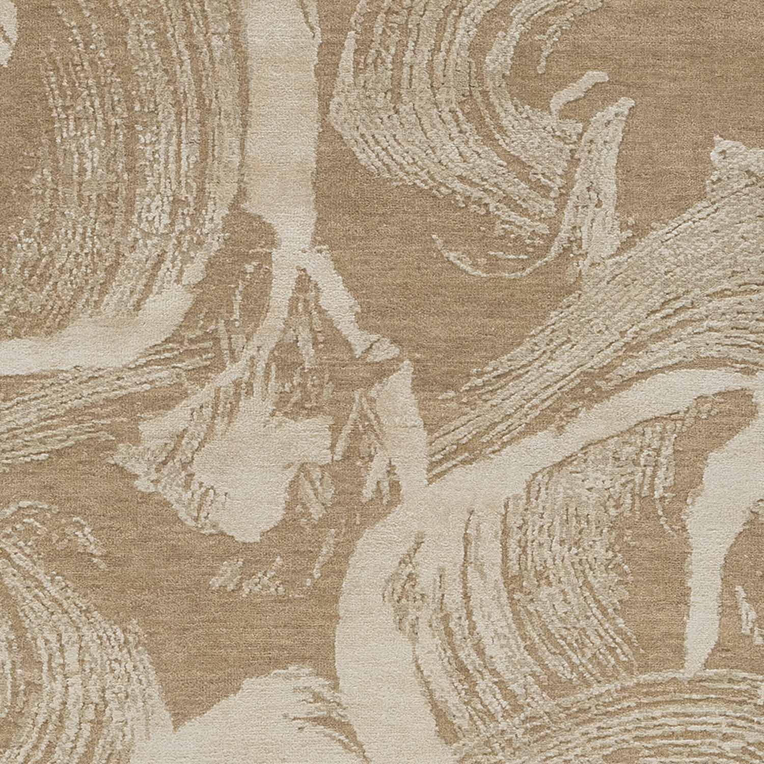 Dunip Handknotted Wool and Bamboo Silk Rug