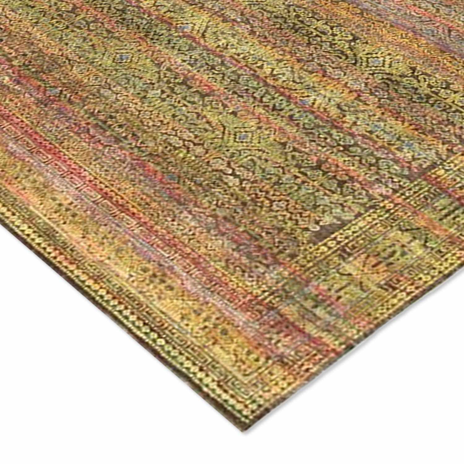 Harren Handknotted Wool and Silk Rug