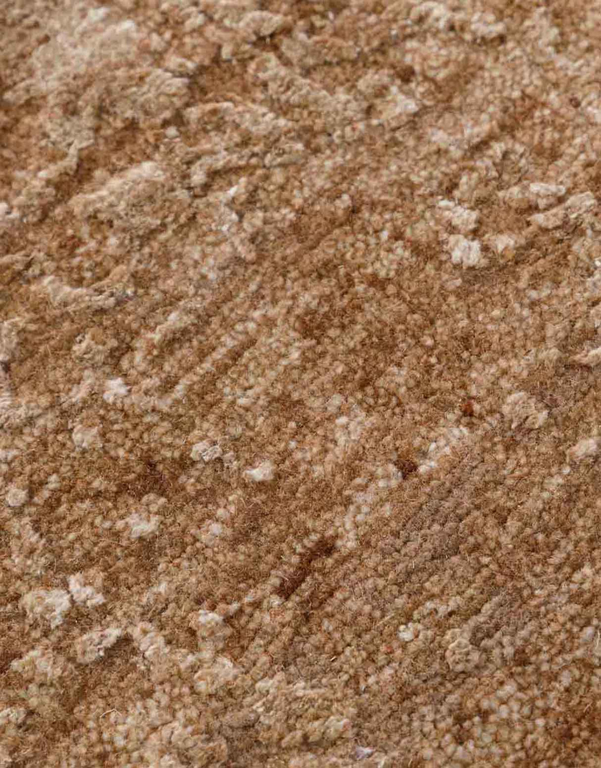 Cinnamon Hand knotted Wool and Silk Rug By Nikhil Kapoor