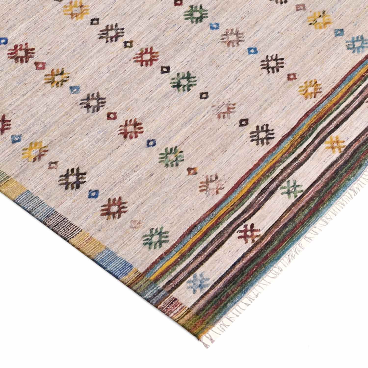 Tahra Handwoven Wool Dhurrie
