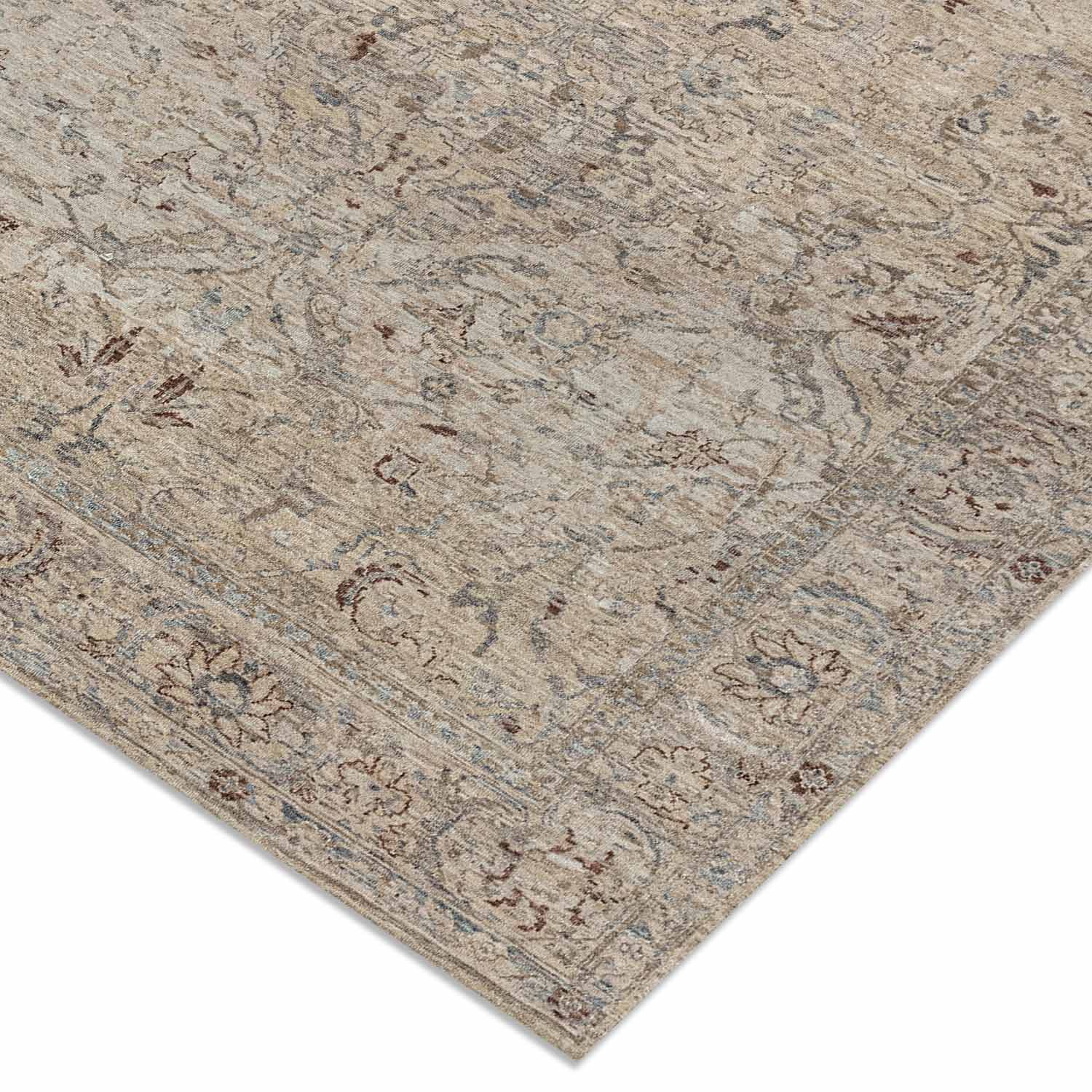 Fresco Handknotted Wool and Silk Rug