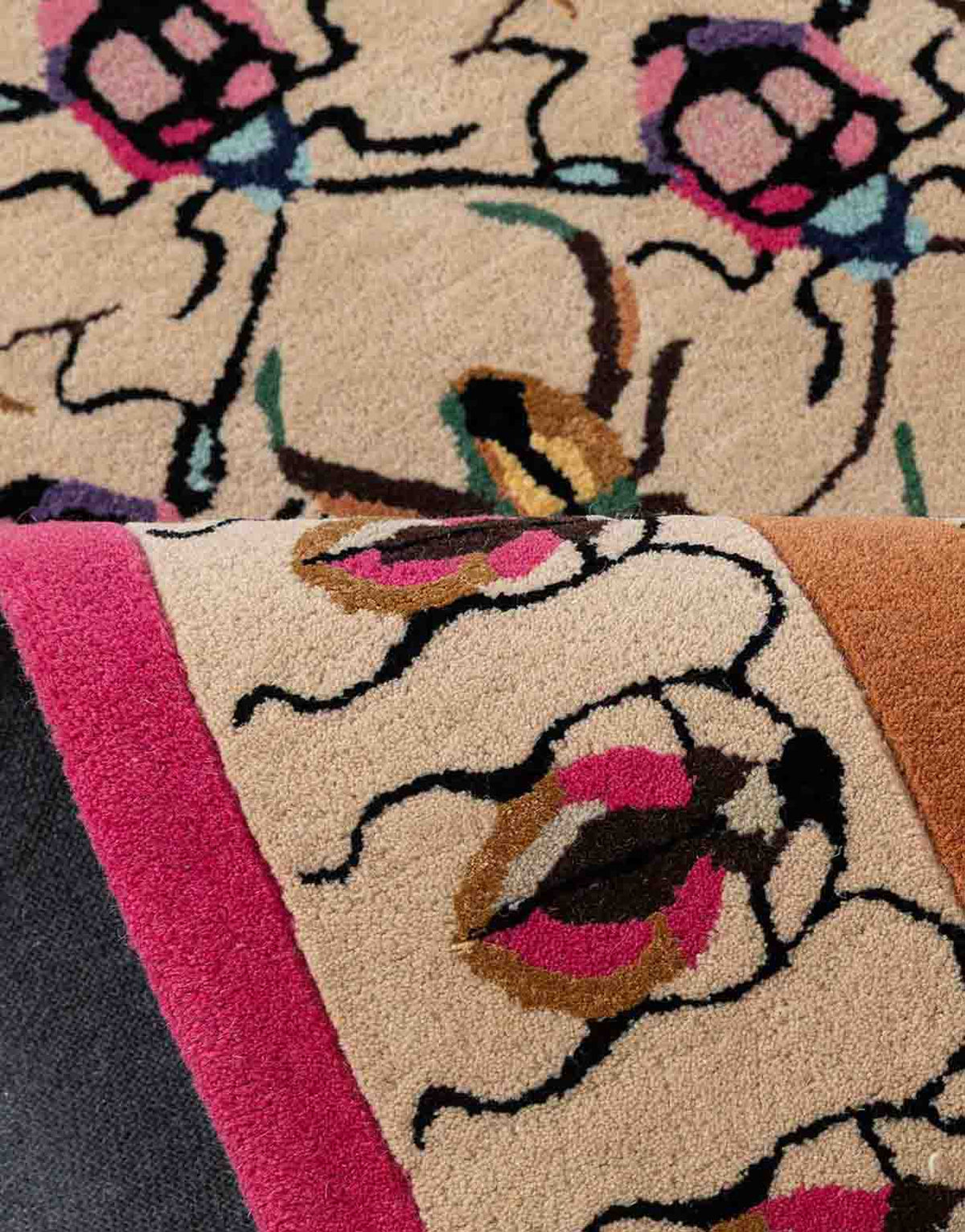 Mughal Jaal Handtufted Wool and Viscose Rug By Varun Rana