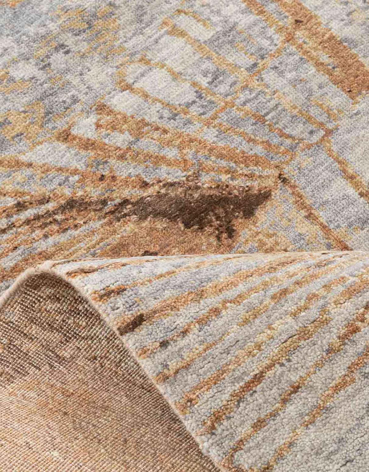 Visage Handknotted Wool and Silk Rug