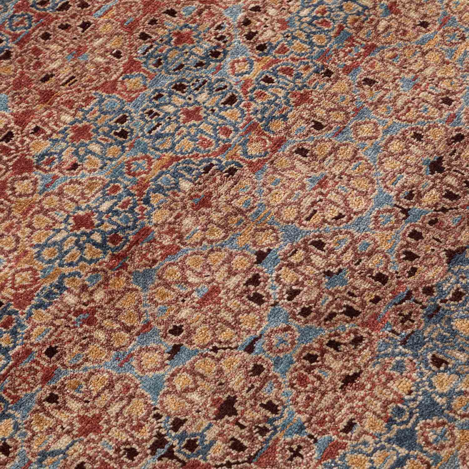 Muneem Handknotted Wool and Silk Rug By JJ Valaya