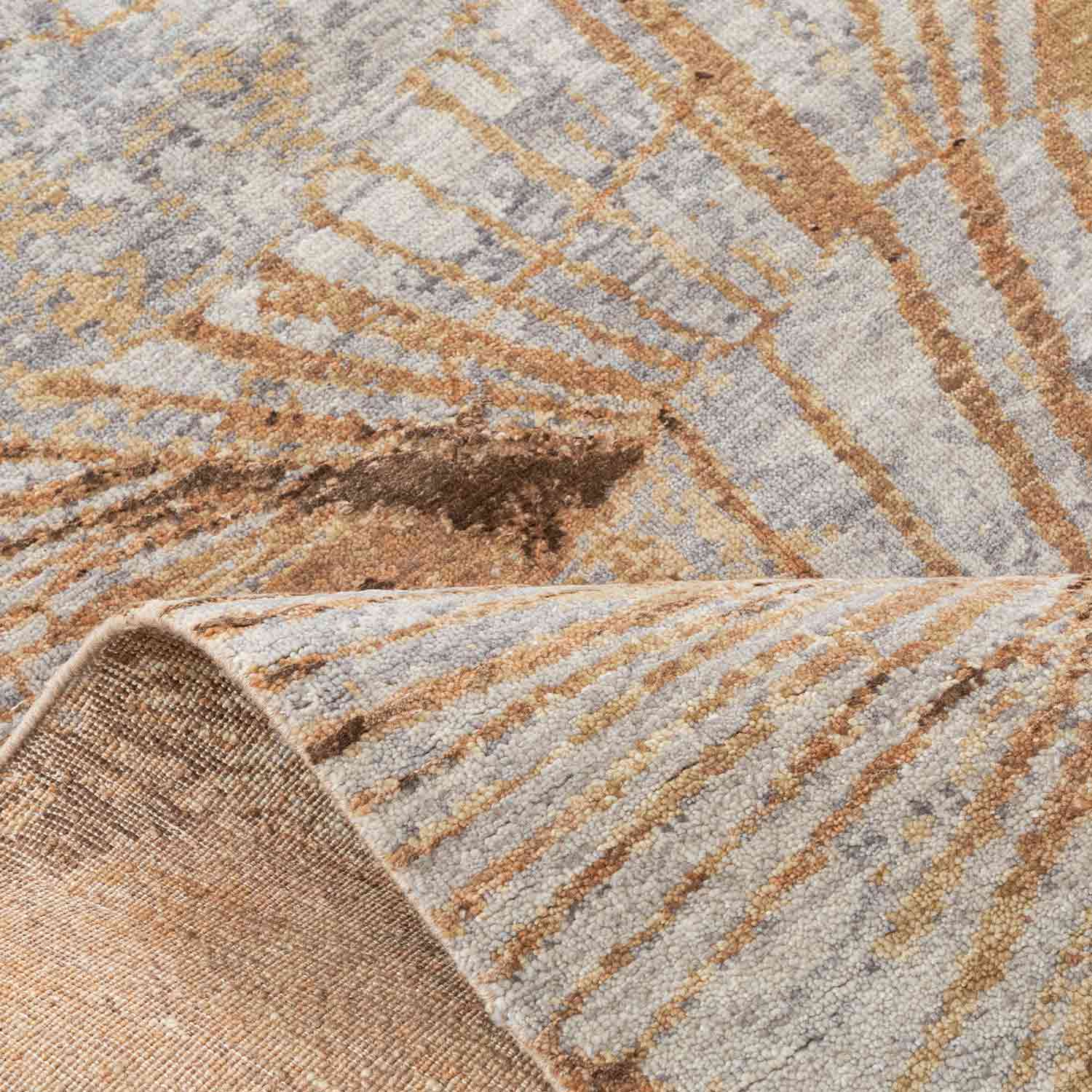 Visage Handknotted Wool and Silk Rug