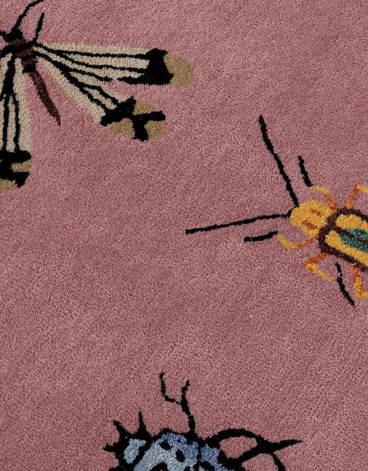 Vitrine Rosa Handtufted Wool and Viscose Rug By Varun Rana