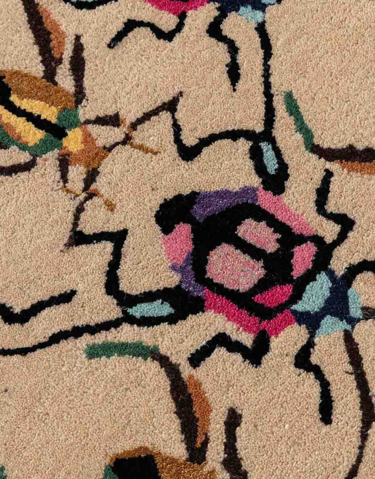 Mughal Jaal Handtufted Wool and Viscose Rug By Varun Rana