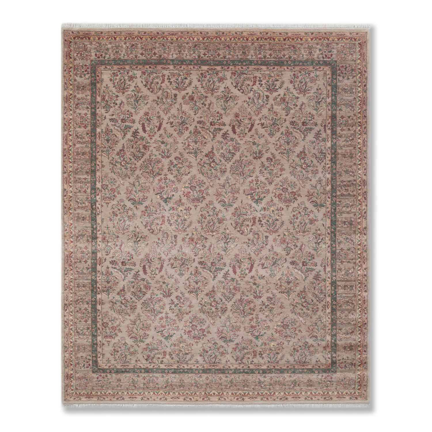 Hamsa Handknotted Wool and Silk Rug