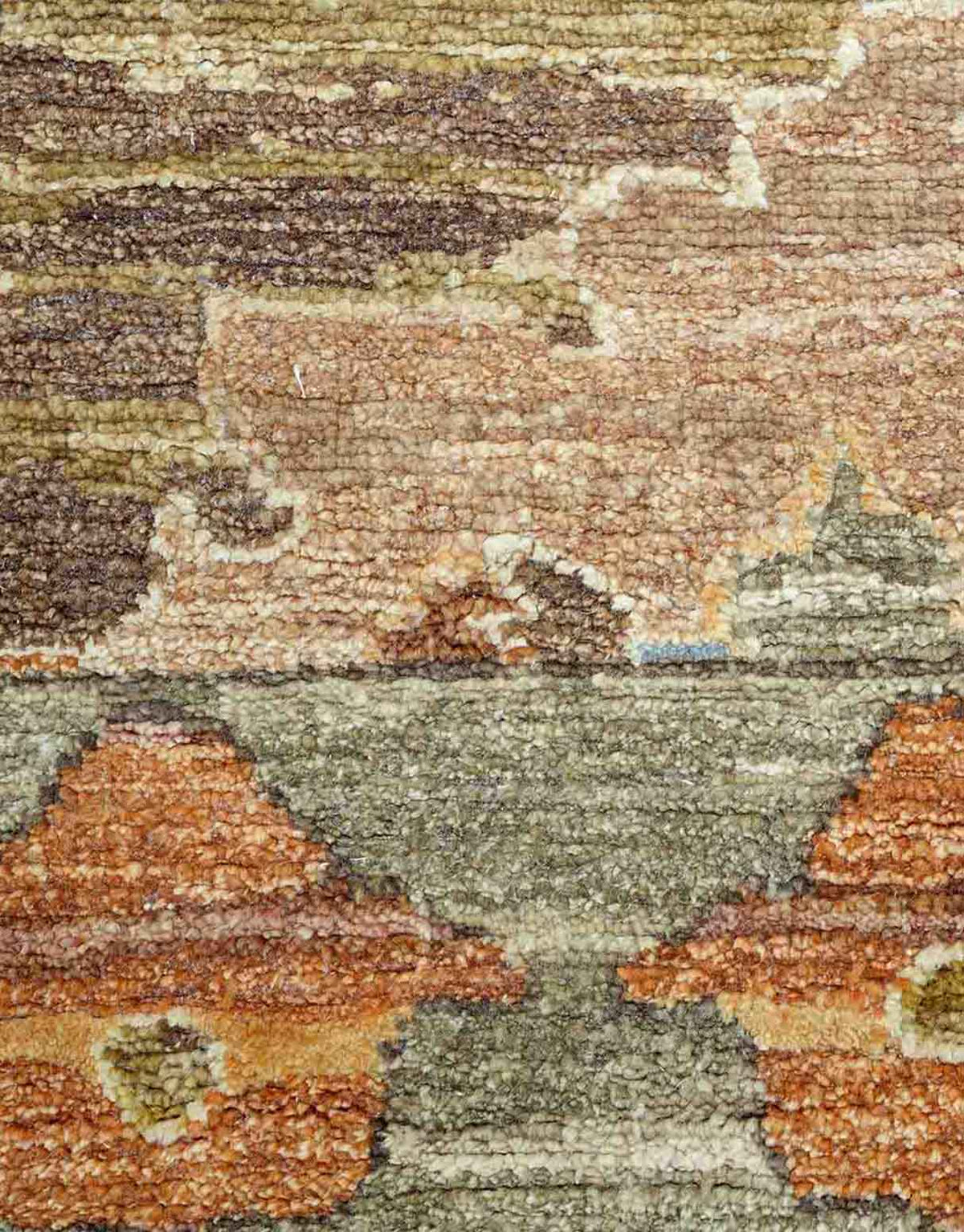 Tillage Hand Knotted Wool And Silk Rug