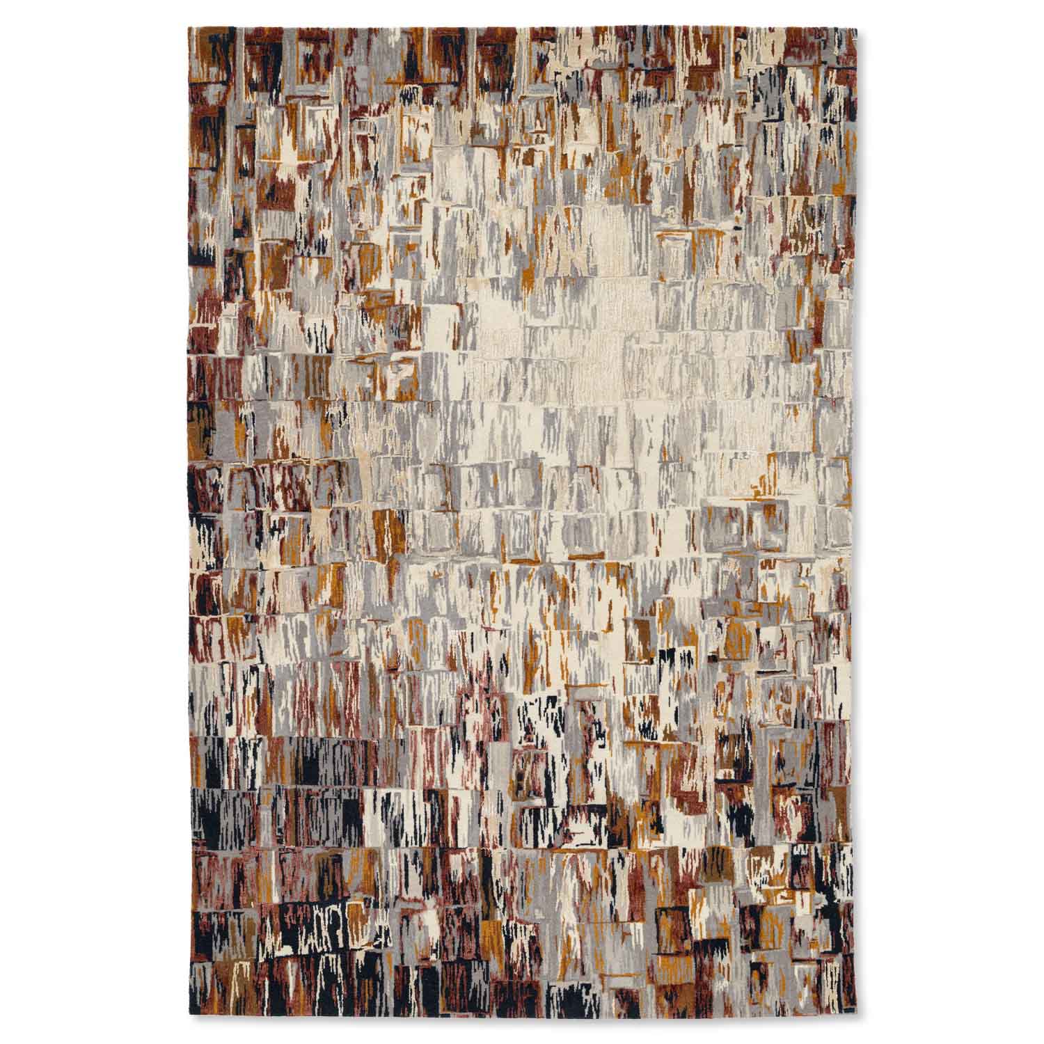 Luna-1 Hand Knotted Woollen And Silk Rug By Angeli Sowani