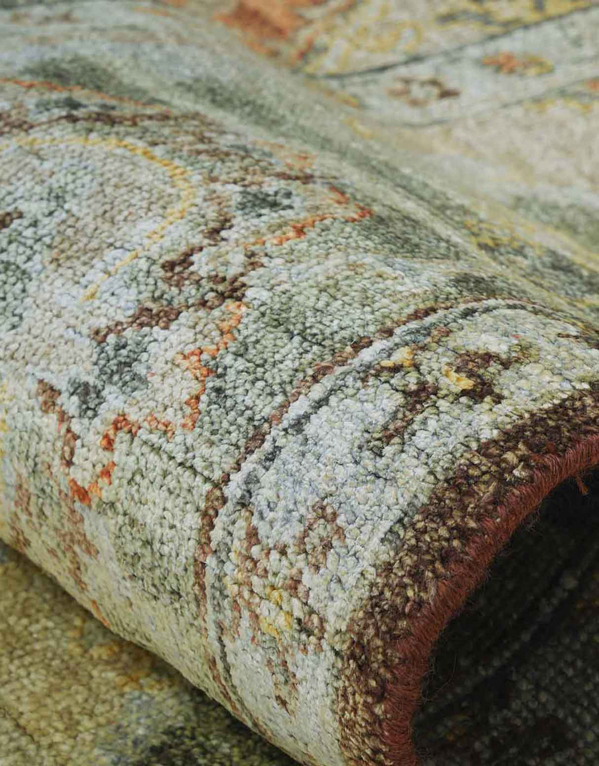 Citadel Hand Knotted Wool And Silk Rug