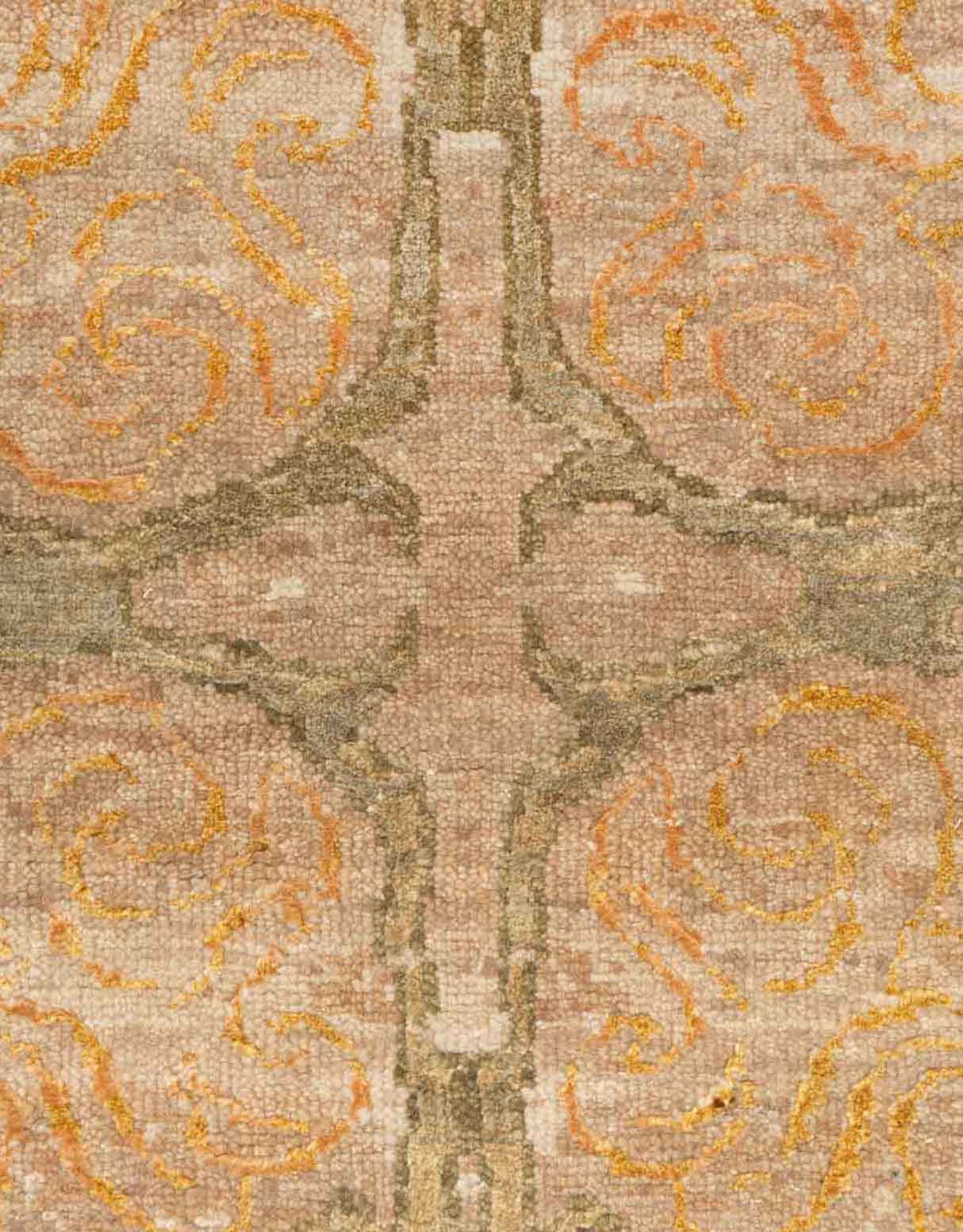 Tether Hand Knotted Wool And Silk Rug