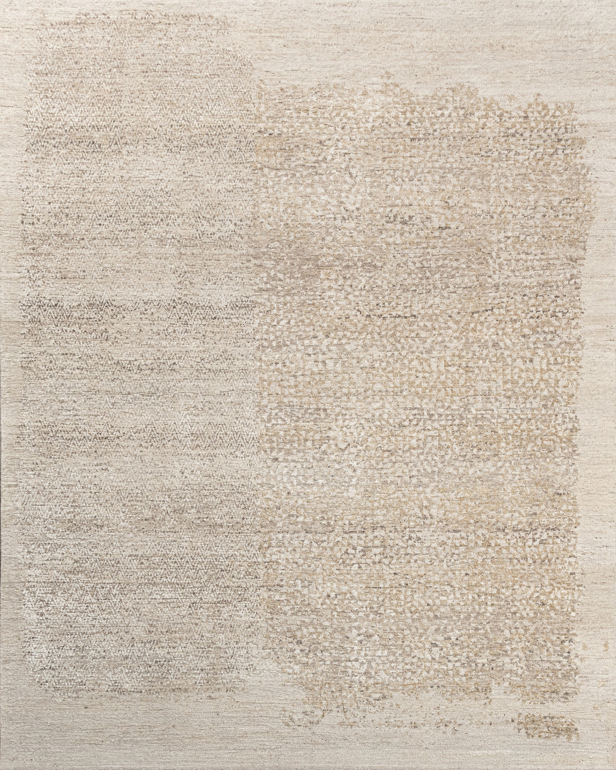 Parchment Wool And Silk Rug