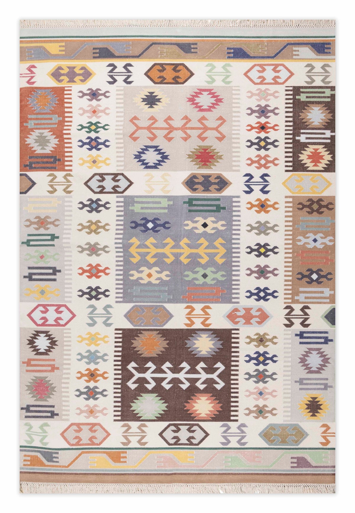 Kavir Hand Woven Cotton Dhurrie