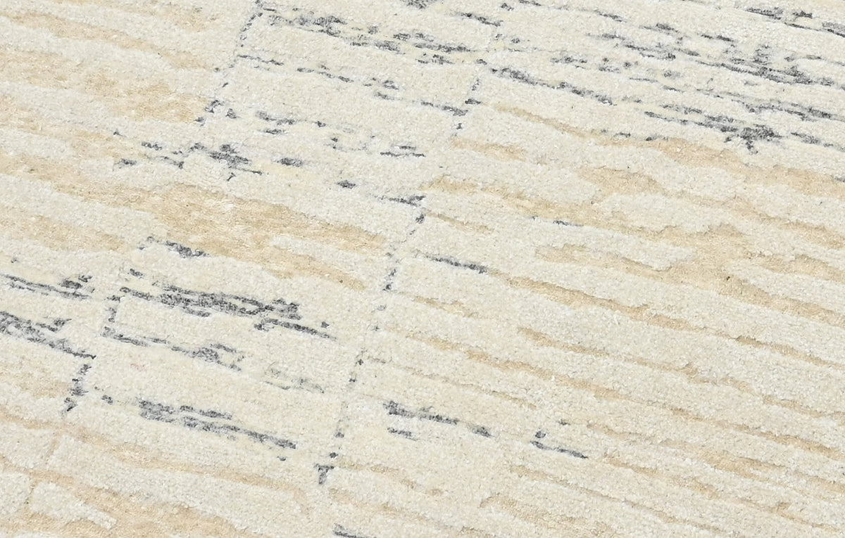 Aangan Hand Knotted Wool And Bamboo Silk Rug