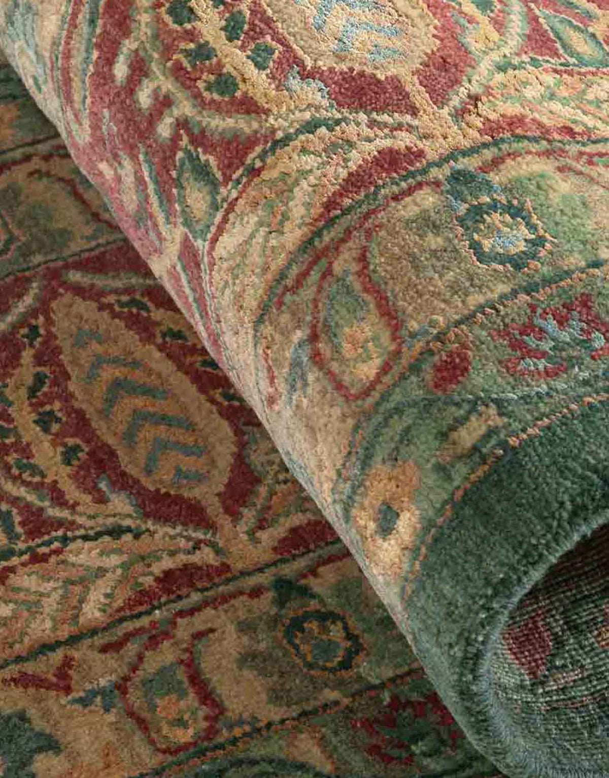 Mohanam Handknotted Wool and Silk Rug