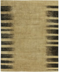 Ikat Hand Knotted Woollen and Silk Rug By Abraham & Thakore