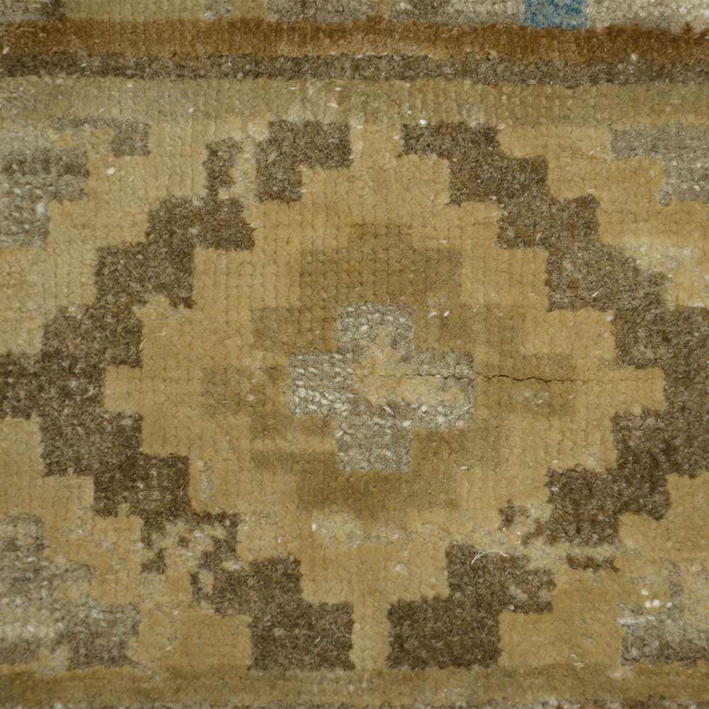Windswept Handknotted Wool and Silk Rug By Tarun Tahiliani