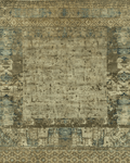 Windswept Handknotted Wool and Silk Rug By Tarun Tahiliani