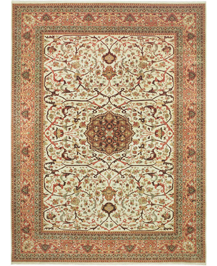 Sultaanabad Hand Knotted Woollen Rug