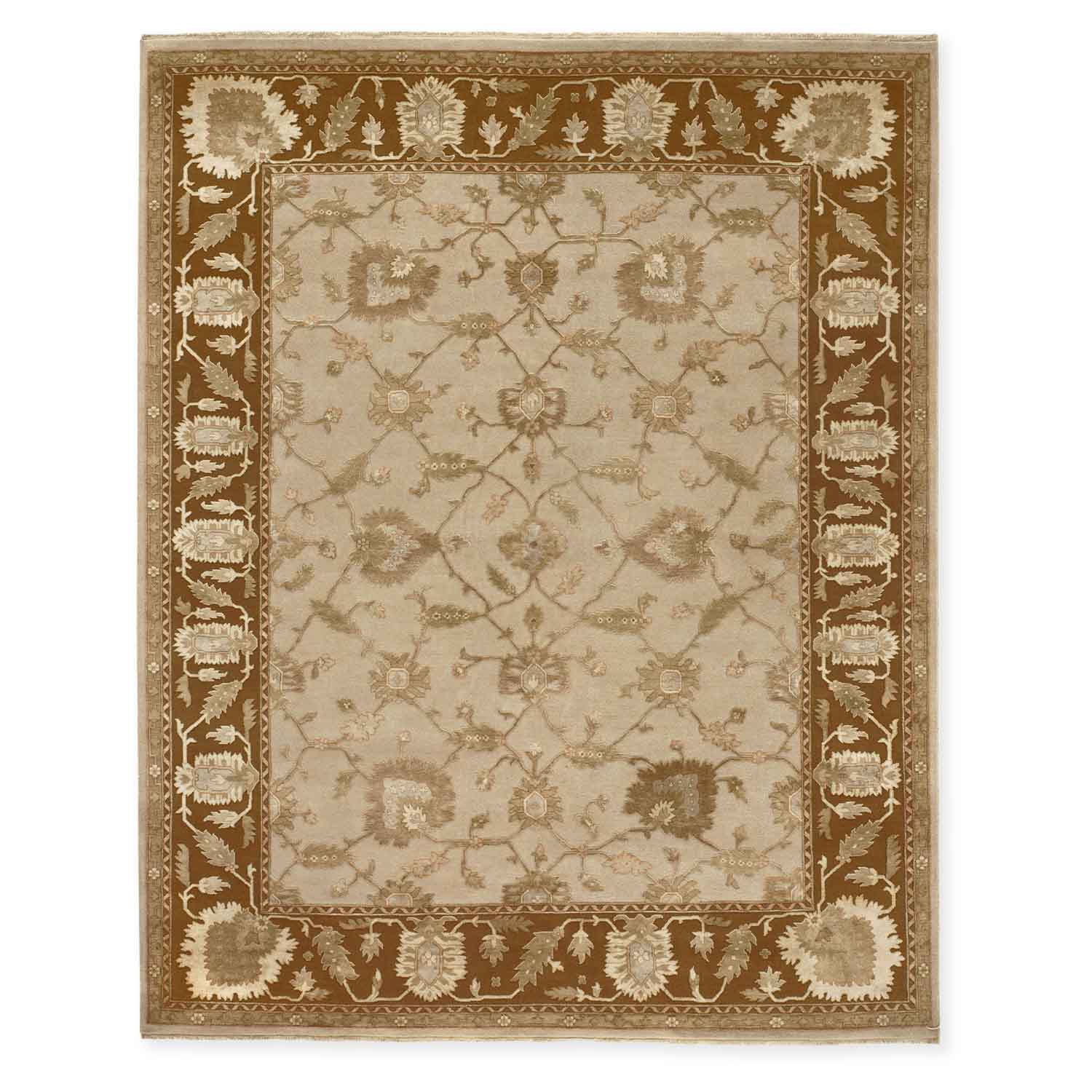 Likhat Handknotted Wool and Silk Rug