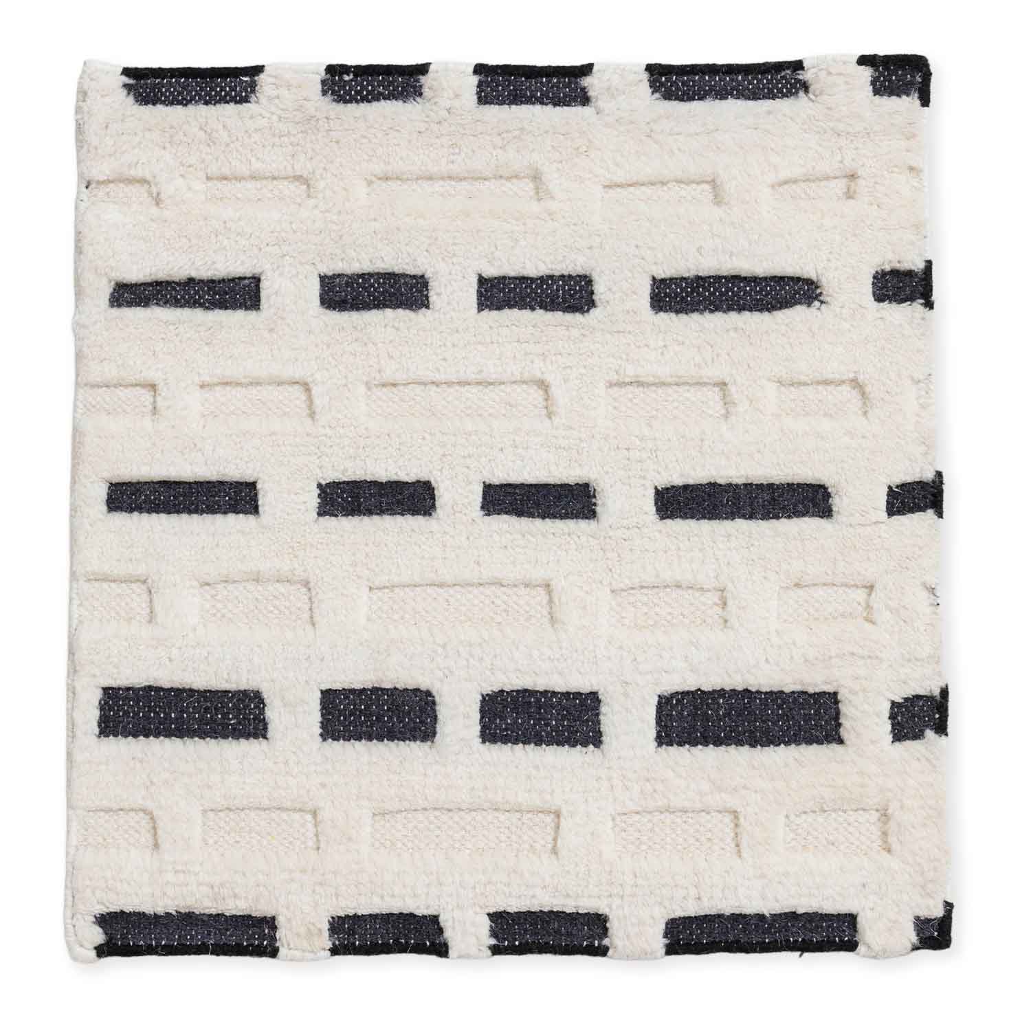 Ivory Handknotted Wool Rug