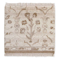 Tree Hanknotted wool rug