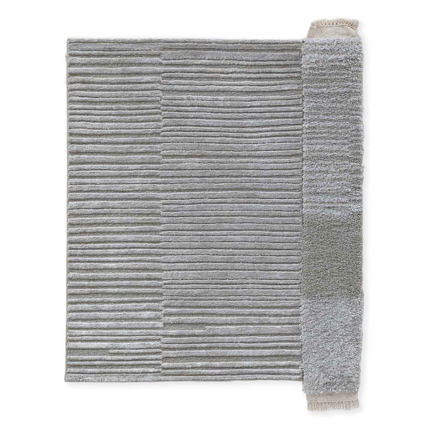 Striata Handknotted wool rug