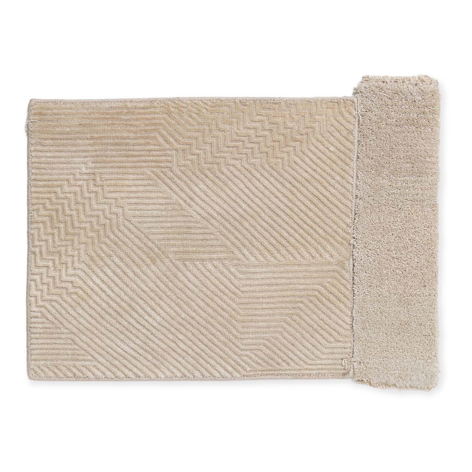 Kark Handknotted Wool and Jute Rug