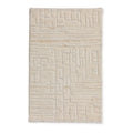 Trailer Handknotted Jute and Wool Rug