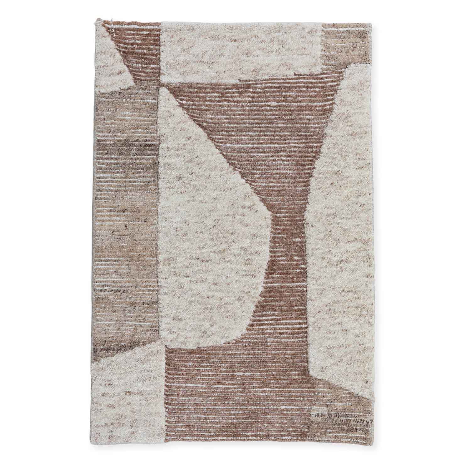 Deewar Handknotted Wool and Viscose rug