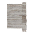 Greigeo Handknotted Wool and Viscose Rug