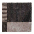 Monochrome Hand-tufted wool and viscose rug