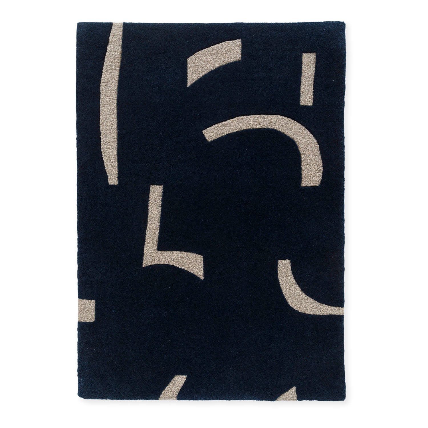 Timelapse Hand-tufted wool rug