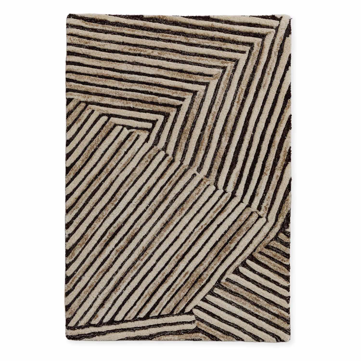 Zebrah Hand-tufted wool rug