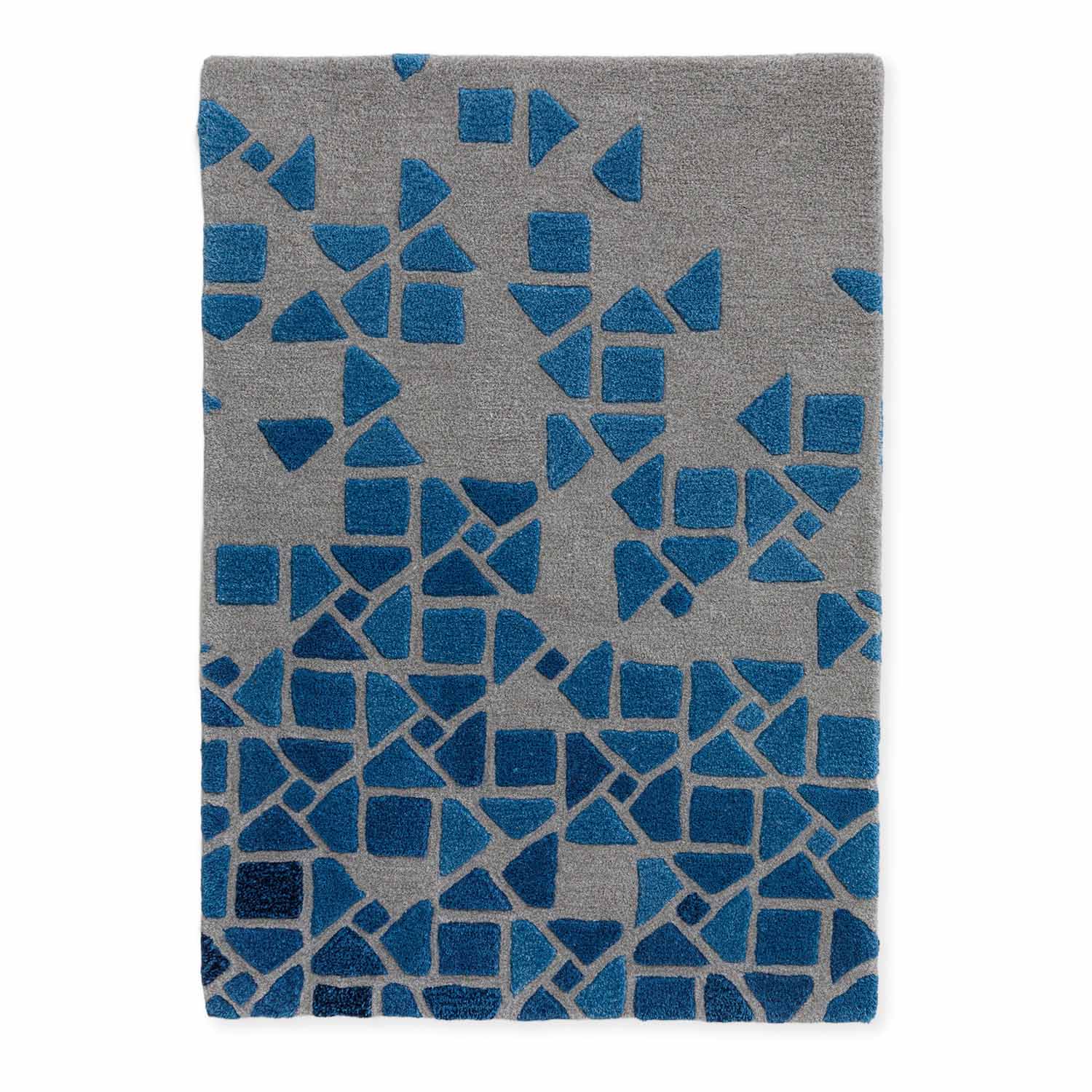 Cubical Hand-tufted wool rug