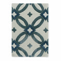 Hand-tufted wool and viscose rug
