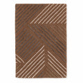 Hand-tufted wool and cotton rug