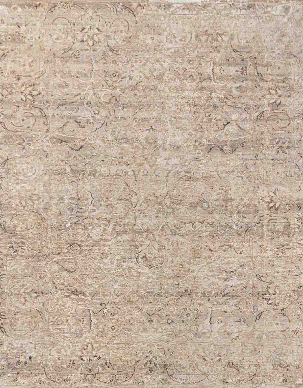Ashedowne Handknotted Wool and Silk Rug