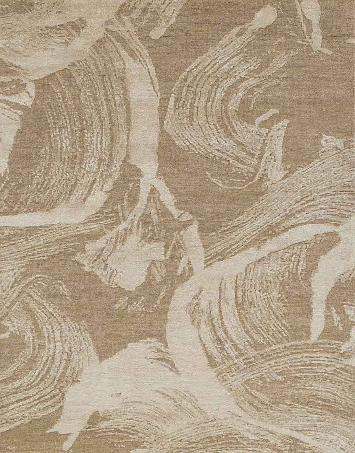 Dunip Handknotted Wool and Bamboo Silk Rug