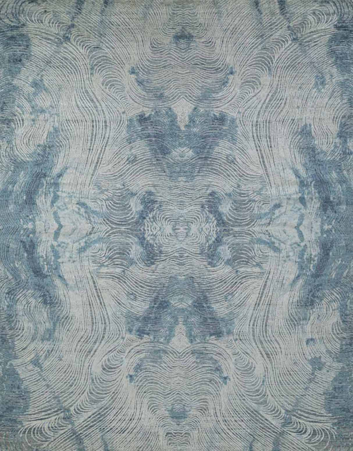 Bertha Handknotted Wool and Silk Rug
